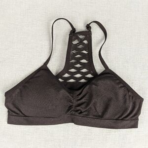 Art Class Black Cut-out Padded Bralette